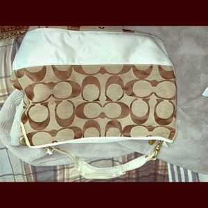 Coach bucket hobo bag purse